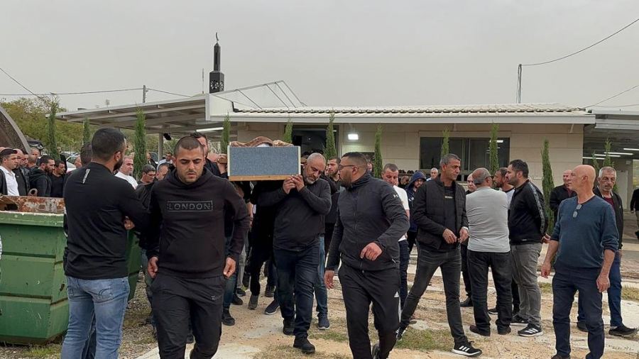 كفركنا : تشييع جثمان ضحية جريمة القتل بيان عباس
